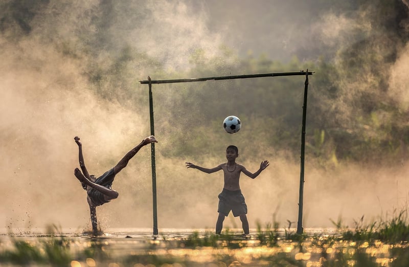 Children playing